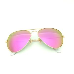 RB3025 Pink Flash Aviator 58mm